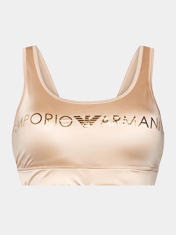Emporio Armani Iconic Microfiber Bralette With Removable Pads in