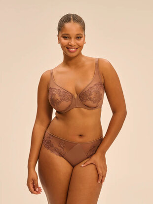 Simone Perele Saga Underwired Bra - Brown