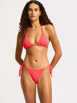 Seafolly Triangle Bikini Top - Red