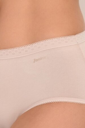 Janira Esencial Cotton Panty for Ladies - Coffee