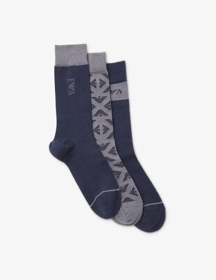 Шкарпетки чоловічі 3 пари Emporio Armani 3F283-302402eag