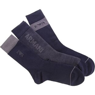 Набір чоловічих шкарпеток 3 пари Emporio Armani 3F283-302402str