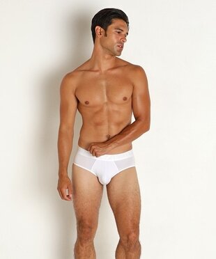 Emporio Armani Soft Modal Men Brief - White