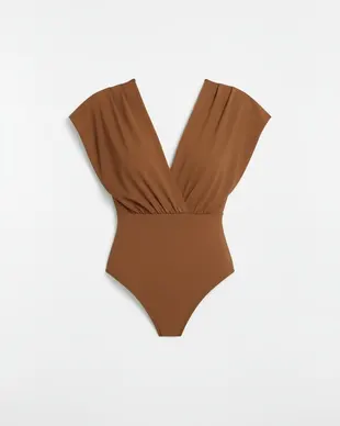 Cheeky swimsuit one piece Agua de Coco M4430L44caramel - Photo 1