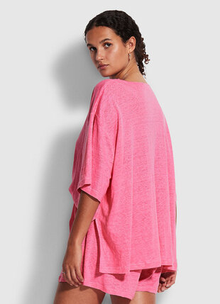 Пляжная футболка Seafolly 54662-TO-pink - Фото 3