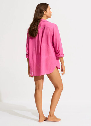 Пляжная рубашка Seafolly 54795-TO-pink