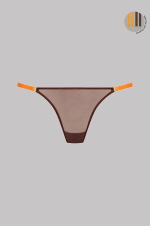 Maison Close Corps à Corps Thong Women - Chocolate