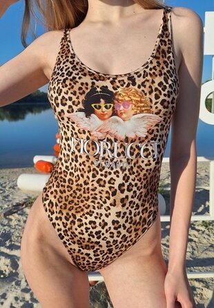 MC2 Saint Barth One-Piece Swimsuit - Leopard Print