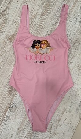 MC2 Saint Barth Angels One Piece Swimsuit - Pink