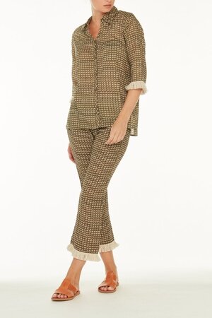 Літні штани жіночі DnuD B2616-batik-cal