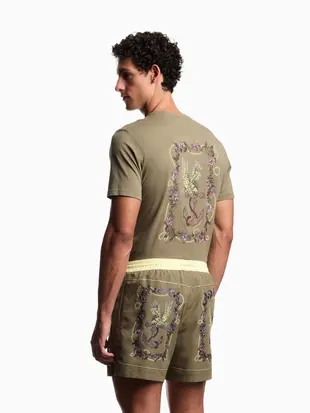 Пляжні шорти чоловічі Emporio Armani EM000583-green - Фото 2