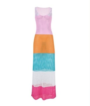 PilyQ Pink Lady Marlo Transparent Dress  - Photo 4