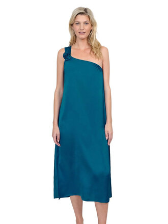 Сукня на одне плече Gottex 25RB308-teal