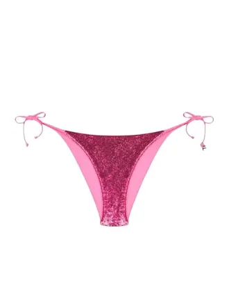 Fisico Azalea Sequin Tie Side Bikini Bottom - Photo 1
