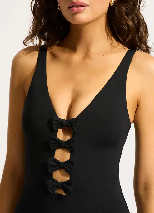 Seafolly Beau Black One Piece Swimsuit - Photo 4