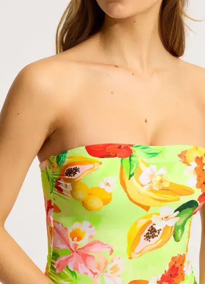 Seafolly Cuba Bandeau One Piece Swimsuit