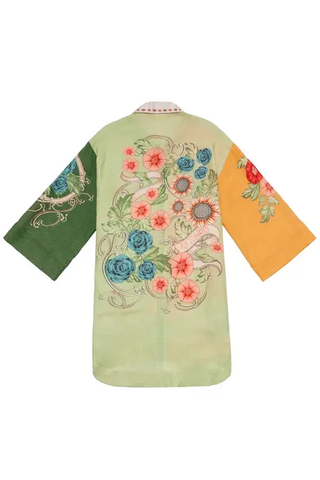 Agua Bendita Beach Shirt for Women - Colorful - Photo 2