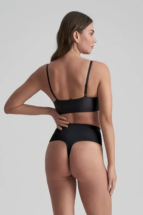 Стринги с высокой посадкой Bye Bra 1640-чорн