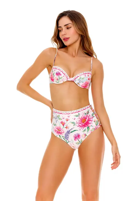 Agua Bendita Chroma High Waist Cheeky Bikini Bottom
