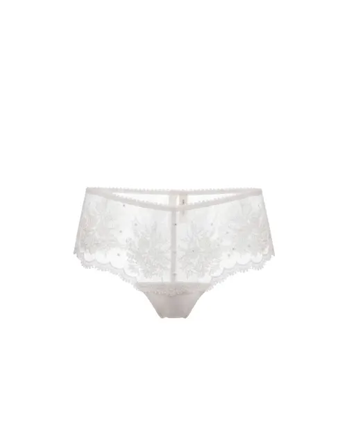 Simone Perele Intrigue White Boyshorts - Photo 1