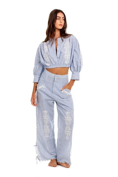 Agua Bendita Oprah Women Pants for Summer - Photo 3