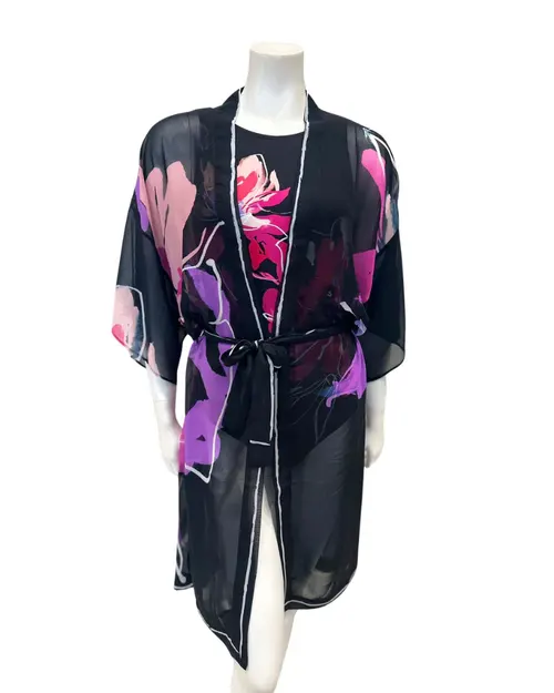 Gottex Kimono Beachwear - Black