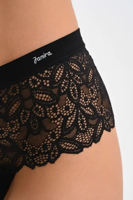 Janira Bella Cotton Woman Boyshorts Black
