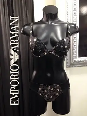 Бюстгальтер з пуш апом Emporio Armani 7A269-163688чер