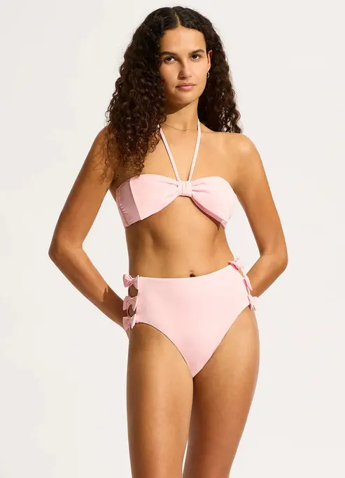 Плавки женские с высокой посадкой Seafolly 40764-241-bloss