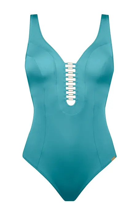 Maryan Mehlhorn Light Blue Swimsuit One Piece