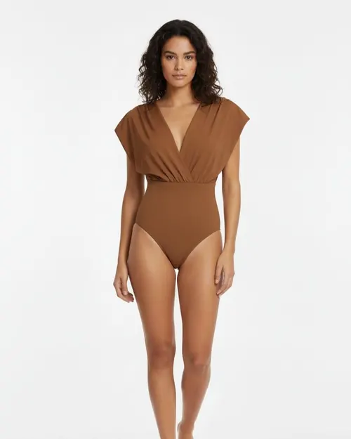 Купальник сдельный (трансформер) Agua de Coco M4430L44caramel - Фото 3