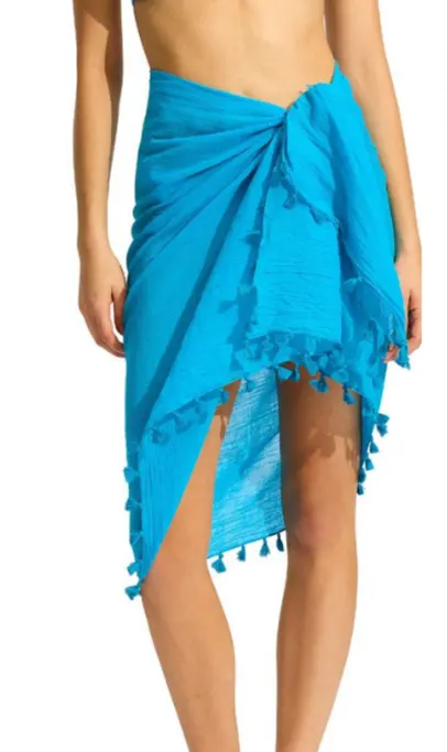 Парео для пляжа Seafolly 52965-SG-turq