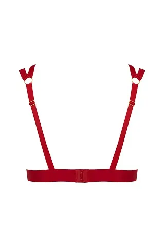 Maison Close Open Cup Bra - Red