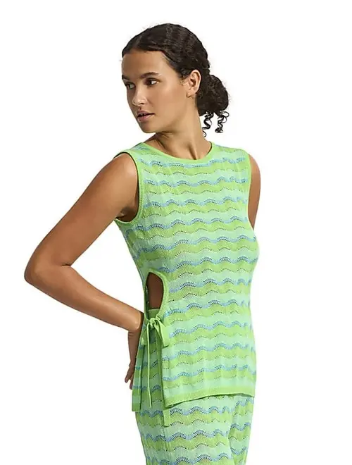 Женский трикотажный топ Seafolly 55175-KN-jade