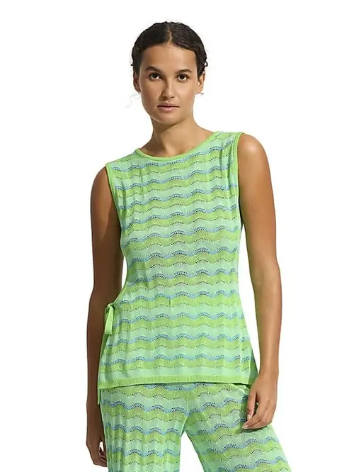 Жіночий топ трикотажний Seafolly 55175-KN-jade