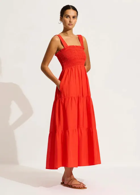 Seafolly Sundress Long - Red