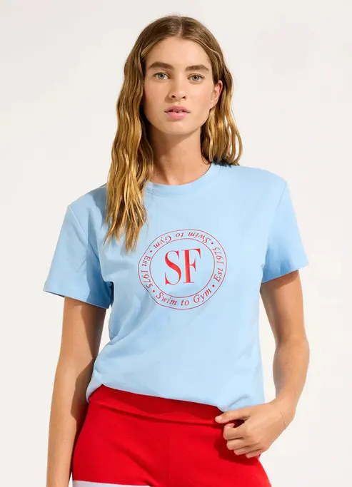 Футболка жіноча Seafolly 55476-TO-blue