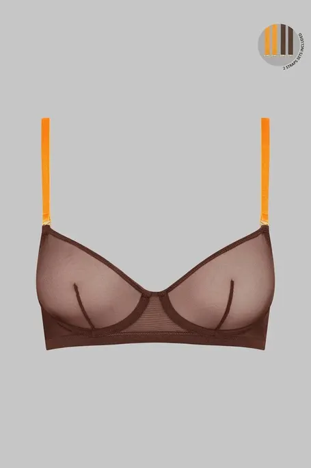 Бюстгальтер балконет Maison Close 560270choco