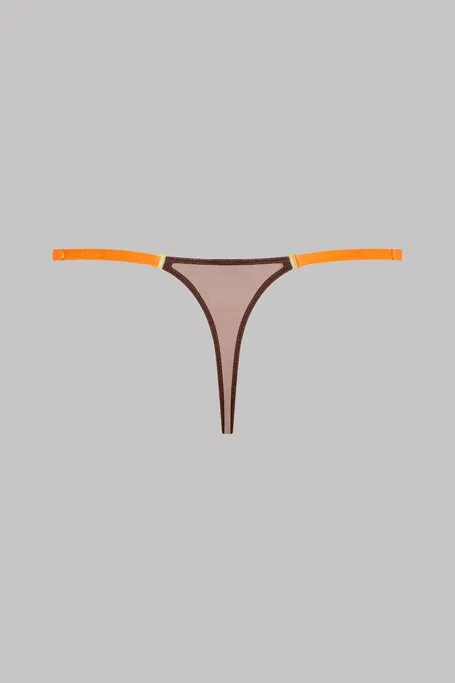 Maison Close Corps à Corps Thong Women - Chocolate