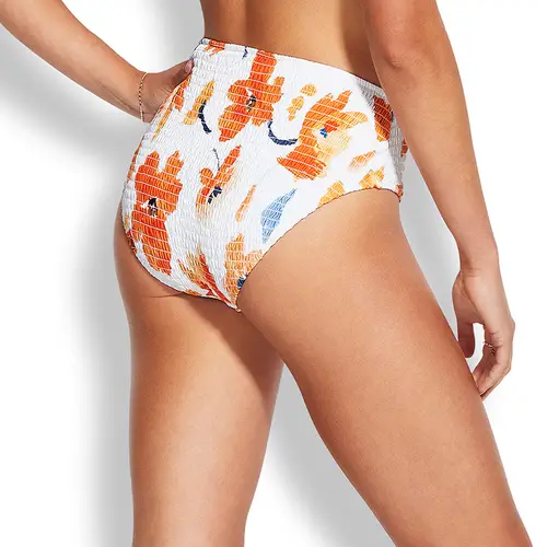 Seafolly High Rise Bikini Bottom - Print