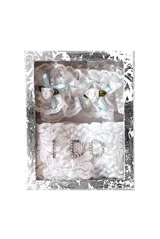 Hanky Panky Low Rise Thong & Garter Box Set