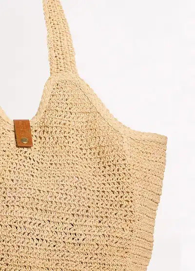 Seafolly Woven Tote Bag - Natural