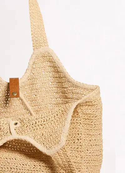 Seafolly Woven Tote Bag - Natural