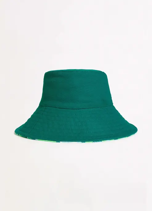 Жіноча панама двостороння Seafolly 72010-HT-jade