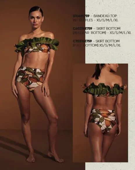 Bandeau bikini top Agua de Coco S1049L759 - Photo 5