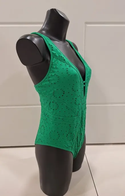 Watercult Riviera Notes One Piece Swimsuit - Green
