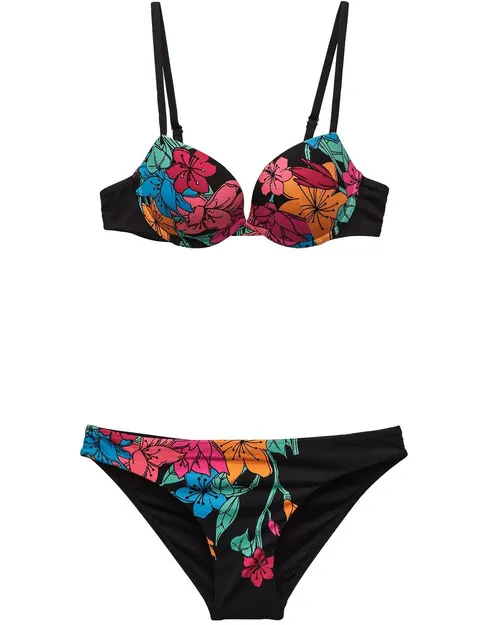 Emporio Armani Two Piece Swimsuit Black - Photo 1