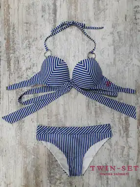 Twin Set Underwire Bra Swim Top