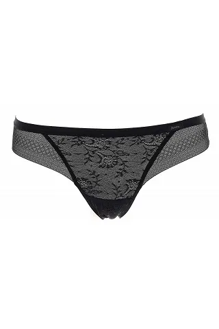 Janira Brazilian Cut Brief Black
