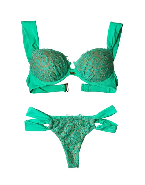 Beach Bunny Lena Push Up Bra Bikini Top